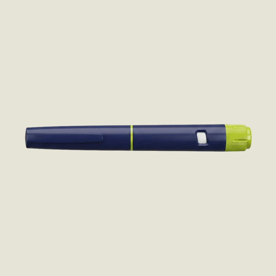 Artistic representation of Tresiba® medication packaging